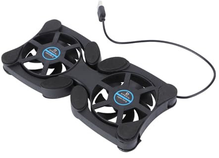 Didiseaon Foldable Laptop Cooling Fan 70mm Notebook Cooler Gaming Laptop Stand Power