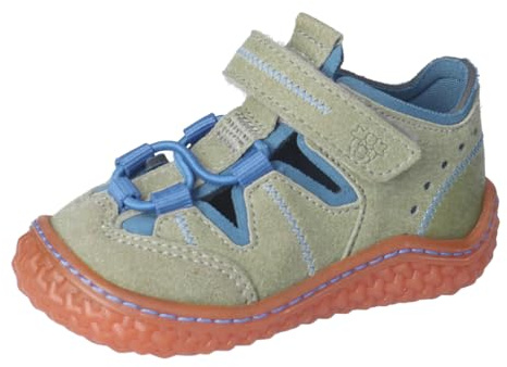 RICOSTA Mädchen und Jungen Kletthalbschuhe Jerry, Kinder Lauflernschuhe, Weite: Mittel, waschbar,vegan
