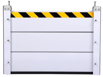 Mobile Flood Protection Barrier Door,Aluminum Alloy Flood Defence Barrier on Doors,Flood Protection Water Deflector for Garage/Basement/Front Door/Driveway (80×40CM)