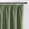 MIULEE 100% Blickdichte Vorhänge mit Kräuselband Leinenoptik, Verdunkelungsvorhang Gardinen Thermovorhang Kälteschutz Fenster Wohnzimmer Modern Schlafzimmer Balkontür, 2er Set,140X260CM, Grüner