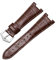 ADINGA Uhrenarmband aus echtem Leder für Patek Philippe 5711 5712G Nautilus Uhren Herren und Damen, spezielles Uhrenarmband 25 mm x 12 mm (Farbe: Braun-Silber, Größe: Schwarz-Gold) (Größe: