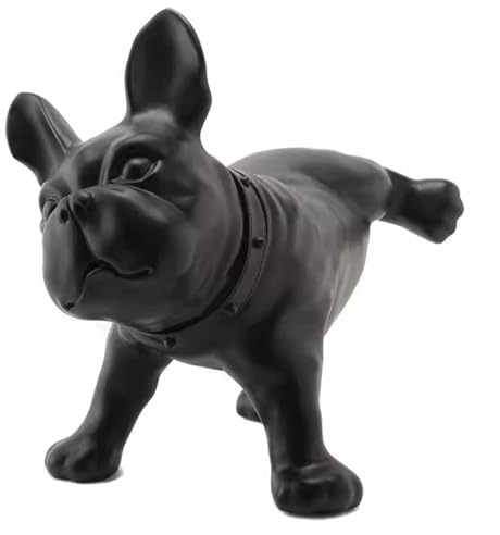 Schaufensterpuppe Statue Einer Pinkelnden Französischen Bulldogge Schaufensterpuppe, Schneiderpuppe aus Kunststoff für Hunde als Dekoration für Den Haus- und Gartenbereich, Realistisches Hundemodell(B