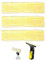 YSUY 3 Pack Window Vac Cleaning Pads,Microfiber Mop Cloth Replacements for Karcher WV2 Plus WV5 WV6 Window Vacuum. Compatible with Karcher Accessories