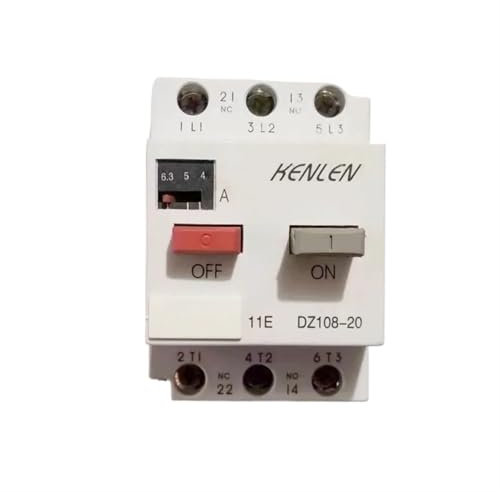 SFTSVFEO DZ108-20 Protection du Moteur Interrupteur de Moteur boîtier moulé Interrupteur de disjoncteur Interrupteur d'air Protection Contre Les surcharges 2.5-4A 6.3-10A 14-20A(10-16A)
