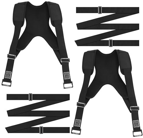Tragegurte Umzug Möbel Set,Kraftvolle, Transportgurt, Stark, langlebig und bis zu 300 kg belastbar Ergonomisch und effizient für stressfreien Möbeltransport. Ideal für Profis Zwei Körpergeschirre