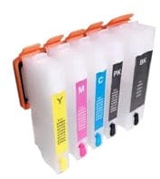 MTGUIWF 5-Farben-Nachfülltintenpatronen-Set, kompatibel mit den Modellen der XP-Serie XP-530 XP-640 XP-900 XP-645 XP-540 XP-7100 XP-830 XP-630(with Chip)