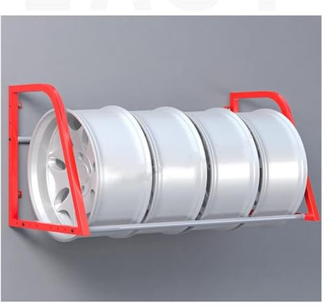 Generico Supporto per Pneumatici con Ruote, Supporto per Pneumatici per Garage, Supporto per Montaggio a Parete per Camion/Auto/Moto da Cross/Quad/Camper, Supporto per riporre Pneumatici per officine