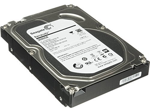 Seagate Barracuda 3TB Interne Festplatte ST3000DM001 3,5 Zoll Desktop HDD SATA 6Gb/s 7200RPM 64MB Cache (Reconditionné)