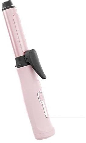Sadodo 20mm USB Mini Lockenstab Kabellos/2600 mAh Akku Wiederaufladbarer Reise Welleneisen/Kabelloser Lockenstab/Wasserwellen/Curling Iron Mini/French Wave Lockeneisen für Lange/Kurze Haare (Rosa)
