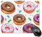 Mauspads, Schokoladen-Donut-Creme Verschleißfest Mouse Mat Gummierte Unterseite Schreibtischunterlage Für Homeoffice Pc Computer 25X30cm