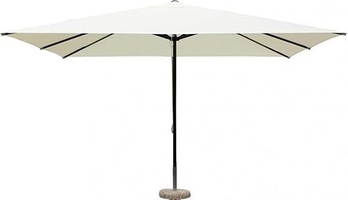 OMBRELLONE BRIAN P/C NERO 3 X 4 TELO BEIGE