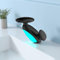 MocArt H3435 Kreativer Wasserhahn, 4-Modus-Wasserauslass, Bad Auszug Waschbecken Wasserhahn, Hotel Warm und Kaltmischhahn, Keramikventilkern, Wassersparendes Design (Schwarz)