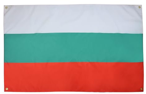 AZ FLAG Bandera Bulgaria 150x90 cm con 4 ojales, bandera búlgara para balcón o pared