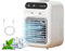 Mini Tragbare Klimaanlage Mit Kühl- Und Luftbefeuchtungsfunktion, Klimaanlage Mobil, Luftkühler Ventilator mit Wassertank, Air Conditioner mit 2 Windgeschwindigkeiten, Mobile Klimaanlage (Weiß)