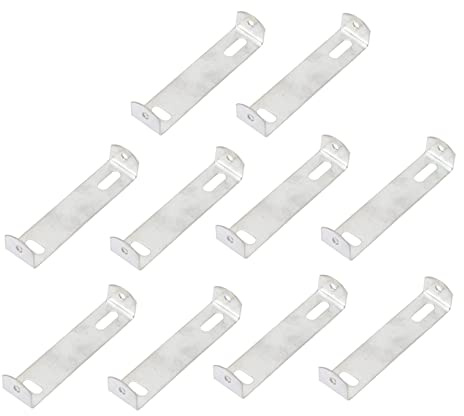 PENIKOKO Fer Argenté Supports de Luminaires de Plafond, Lot de 10