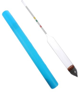 TOPPERFUN Glas Salinometer Salzgehaltmesser Salzwasser Dichte Aräometer Für Aquarium Fischaquarium Aquarienzubehör