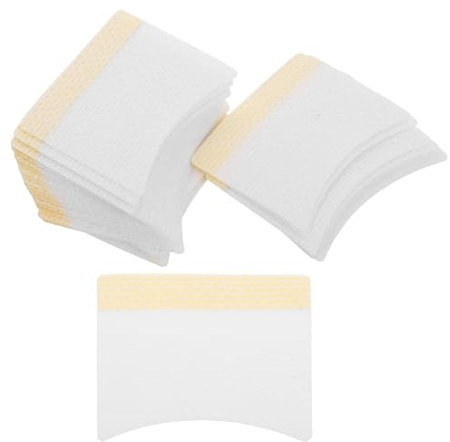 Baluue 40stücke Wimpern Pads Quadratische Wattepads Aus Vliesstoff Zum Entfernen Von Make-up Und Wimpernverlängerungen Für Augenpflege Und Nagellackentfernung Fusselfrei Und Sanft Zur Hau