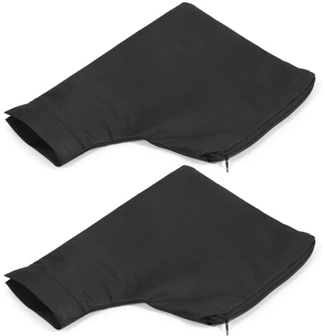 QFGasre 2pcs Miter Saw Dust Bag Dust Collector Bag Universal Collection Bags with Zipper and Wired Adjustable Stand Compatible with Table Saw Belt Sander Planer 255 Model Miter Saws Accessories