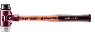 Halder 3023030 Simplex Maillet de Caoutchouc/Tpe-Mid, Multicolore, 30 mm