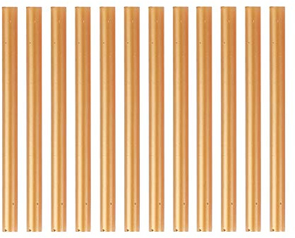 HUIHUIBAO 12 bunte Heißklebe-Sticks, Mini-Heißklebe-Sticks für DIY-Handwerk, 7 x 100 mm gold