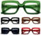 Eyekepper 5-pack Design Reading Glasses for Women Stylish Readers +0.75