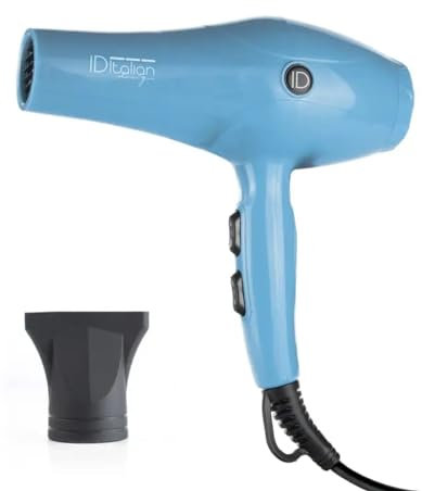 ID Italian Design - Hair dryer-Haartrockner mit Diffusor| GTI 2600 Haartrockner mit langlebigem AC-Motor, 2200 W Leistung, hochpräziser Düse und 3 Heizmodi
