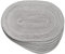 Ovale geflochtene Platzsets, 30,5 x 45,7 cm, für Esstische, natürlich gewebt, hitzebeständig, 6 Stück (oval, grau)