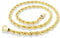 8mm Gold Rope Chain Necklace - Luxury and Smooth Finish 18K Real Gold Plated Jewellery Necklace for Men, Women, and Teens (Length: 30 Inches) - Bling King London