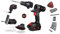 RACING 18V 4 in 1 Akkuwerkzeug Bohrschrauber Stichsäge Schleifmaschine Multifunktionswerkzeug RACPV18V4IN1