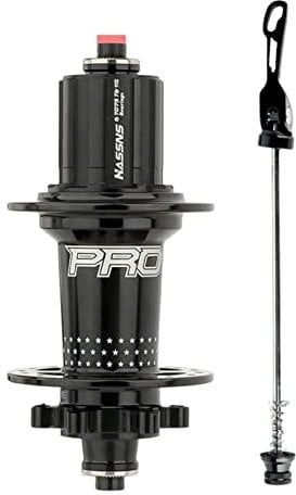 MTB Mountainbike Nabe Leichte 2/4 Lager Hebel Schneescheibenbremse Nabe für MTB Nabe Zubehör Installationswerkzeug Komponenten Ersatz, Schwarz, 1 Hinten
