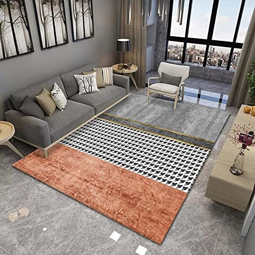 Teppich Home mats,Waschbarer, Leicht Zu Reinigender Teppich Im Minimalistischen Design In Pink, Schwarz Und Grau Carpet Bedroom,küche Teppich läufer 60x90cm