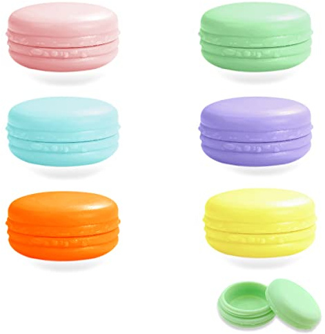6 Pack Travel Bottles Pots, Small Containers With Lids Pot Jars for Liquid Creams Lotion Travel Accessories