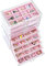 ProCase Acryl Schmuck Organizer Schmuckschatulle für Damen Durchsichtige Schmuckaufbewahrung Schmuckkästchen Schmuckbox mit 10 Schubladen für Ohrringe, Ringe, Armbänder -Rosa