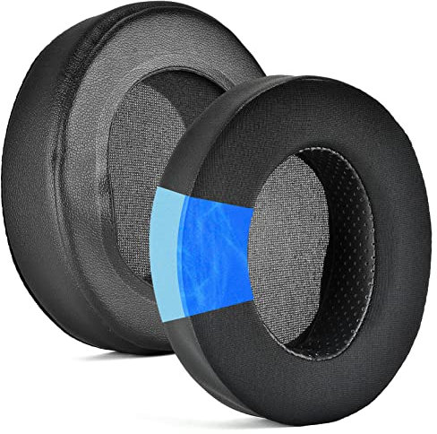 Ohrpolster für Audio Technica ATH, Ersatz-Kühlgel-Ohrpolster für Audio-Technica ATH für Logitech G Pro für HyperX Cloud Headset-Pads (schwarz)