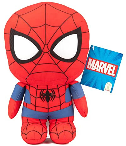 Spiderman Plüschtier Marvel Kopf Kuscheltier Kinder mit Sound 30 cm