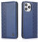 TOHULLE Case for iPhone 11 Pro, Premium PU Leather Wallet Case Card Holder Kickstand Built-in Magnet Shockproof Plaid Pattern Flip Folio Phone Case Cover for iPhone 11 Pro - Blue