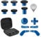 13 in 1 Metal Thumbsticks for Xbox Elite Controller Series 2 Zubeh?r, Replacement Magnetic Buttons Kit Includes 6 Metal Plating Joysticks, 4 Paddles, 2 D-Pads, 1 Adjustment Tool (Blue)