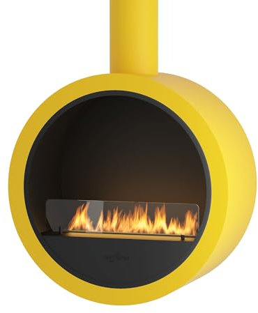 OutInFire Incyrcle Bioethanol-Kamin für die Decke, hängender Kamin, rund, zum Aufhängen