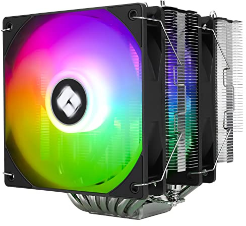 Thermalright Phantom Spirit 120SE ARGB - Enfriador de CPU, 154 mm de alto con 7 tubos de calor, enfriador de aire de CPU de computadora, torres dobles y ventiladores PWM dobles, compatible con Intel