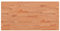 vidaXL Waschtischplatte, Multifunktional Arbeitsplatte mit 4 abgerundeten Ecken, Waschtischkonsole Tischplatte für Badezimmer, Holzplatte Platte Badmöbel, 100x50x2,5 cm Massivholz Buche