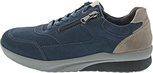 Waldläufer Herren Schnürschuhe, blau(jeanssasso (206)), Gr. 10½
