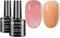 KRISNICE Jelly Crystal Gel Nail Polish Set Pink Orange Translucent Fall Autumn Designs Manicure DIY Home UV LED Soak Off Art Gift (KCS2-021)