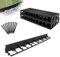 XMTECH Flexible Rasenkante Kunststoff 12m, Höhe 78 mm, mit 50 Befestigungsheringen, Beeteinfassung blumenbeet Umrandung Schwarz