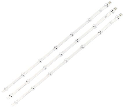 HAJMGUMC 3 unids/set 630mm lámparas de retroiluminación LED tiras 7leds aptos Fit For LG 32 pulgadas TV B1 B2-Type V13 6916L-1204A 6916L-1399A 32LA620V 32LN575S