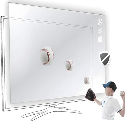 Vizomax Protecteur d'écran TV 77 pour téléviseur LCD, LED, OLED et QLED 4K HDTV