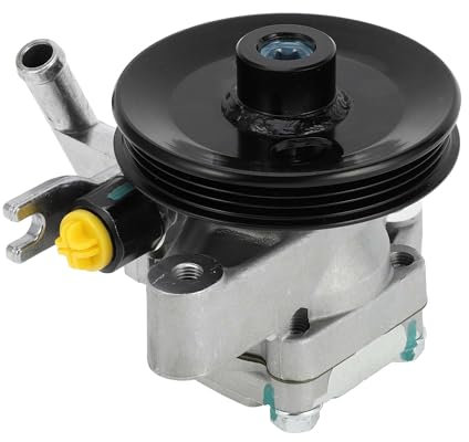 TUCKBOLD Bomba De Dirección Asistida Para Hyundai Tucson 2.0L L4 2005-2009 Para Kia Sportage 2.0L L4 2005-2010 Número Consistente 571002E000/571002F151 Tono Plateado Con Polea 1 Pieza