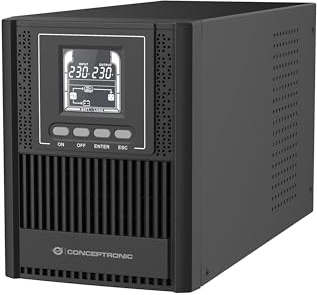 CONCEPTRONIC ZEUS52E1K 1000VA 900W Online-Tower-USV, IEC