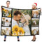 LNM Personalisierte Geschenke für Frauen und Männer, Personalisierte Decken, Personalisierte Decke mit Foto, Kuscheldecke Personalisiert, Personalisierte Jahrestag Geschenk für Sie und Ihn