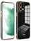 GOKEN Cover per Motorola Moto G85 - Custodia in Silicone Morbida Antiurto, Design Lucido con Bordo Elettroplaccato, Contro Graffi e Cadute -Nero