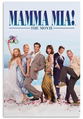 sushunjie Poster, Motiv: Mamma Mia, dekoratives Gemälde, Leinwand, Wandposter und Kunstdruck, moderne Familienschlafzimmer-Dekoration, Poster, 20 x 30 cm